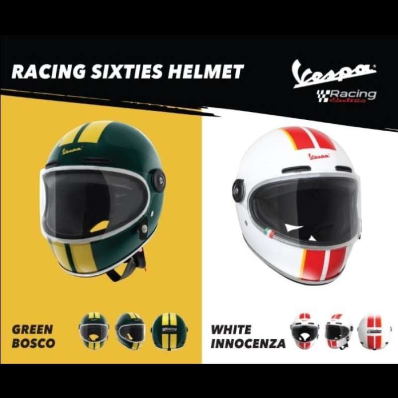Vespa helm racing top sixties