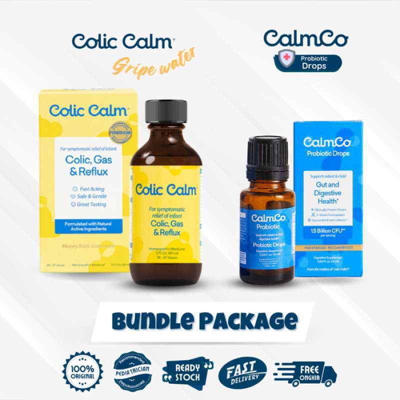 Promo Colic Calm Gripe Water Probiotik Bundle Package Diskon 4