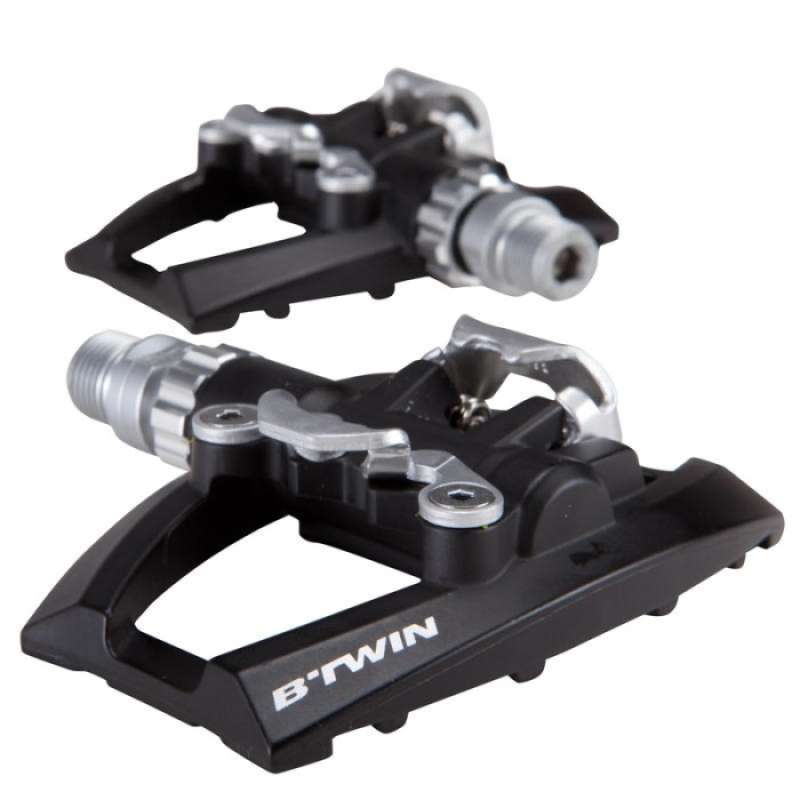 Jual decathlon btwin pedal sepeda roadbike 500 semi auto 8298318