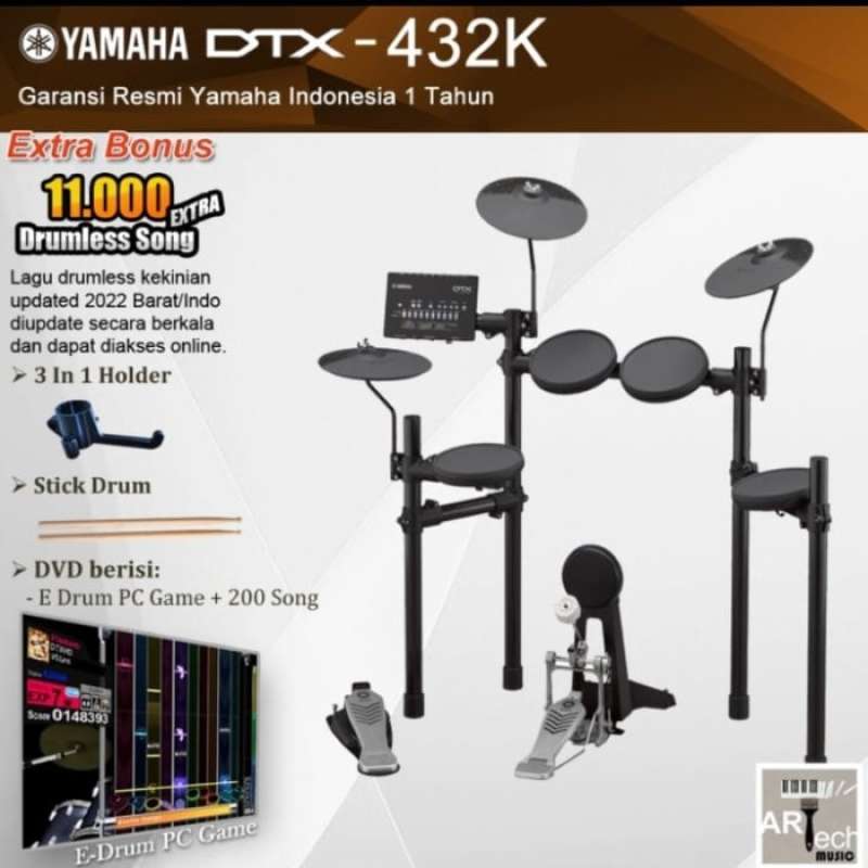 Drum elektrik yamaha dtx deals 432