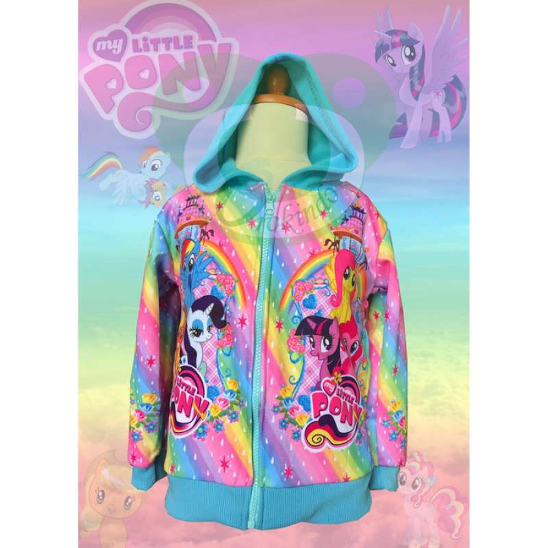 Promo Baju Jaket Anak Perempuan My Little Pony UKURAN S dan M 1