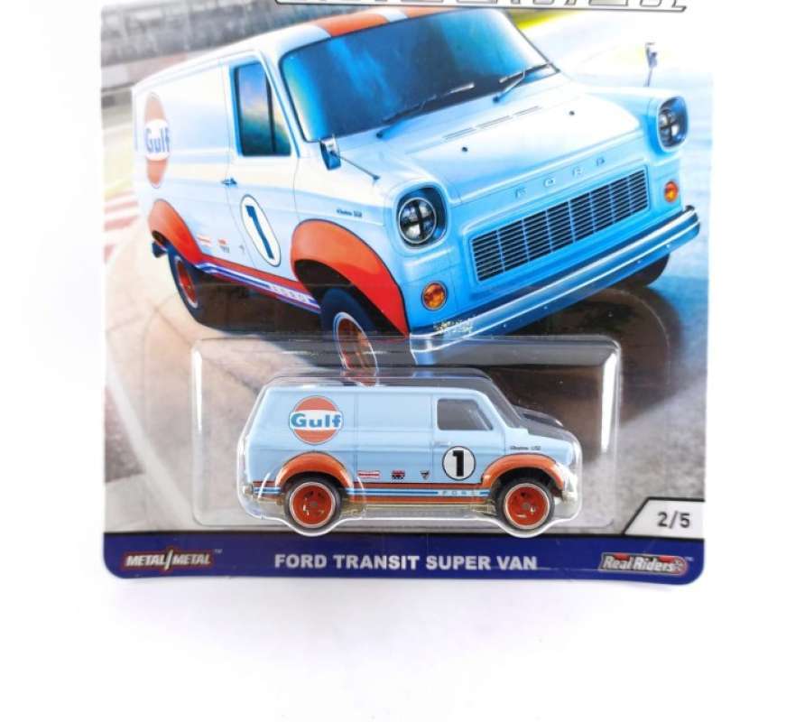 Hot wheels ford sales transit supervan gulf