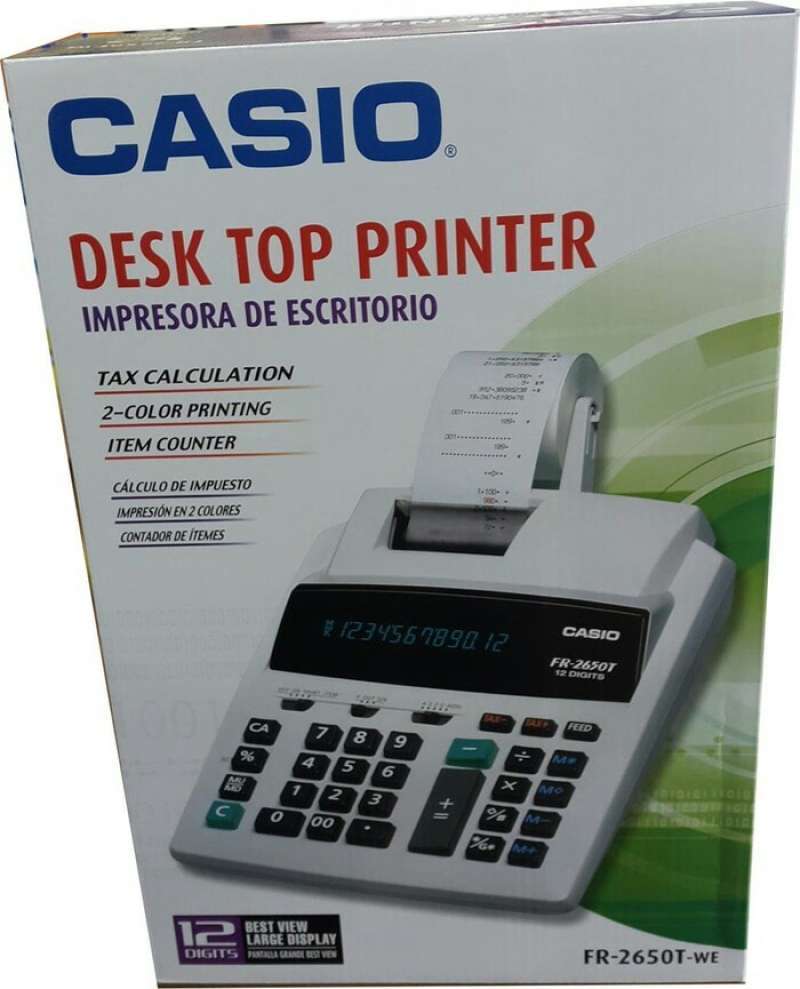 Jual Casio calculator struk FR 2650T di Seller Laris Plaza