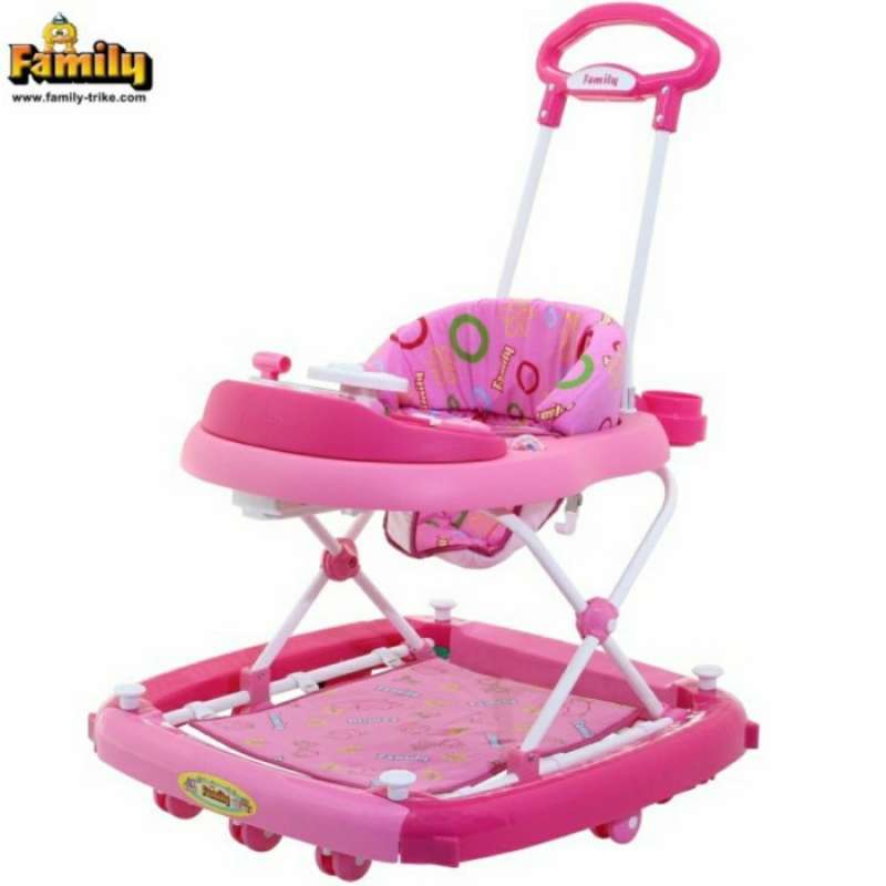 Baby walker store family pink