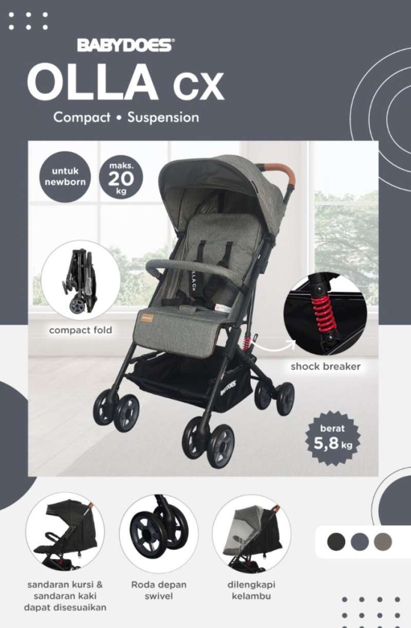 Stroller cabin size untuk cheap newborn