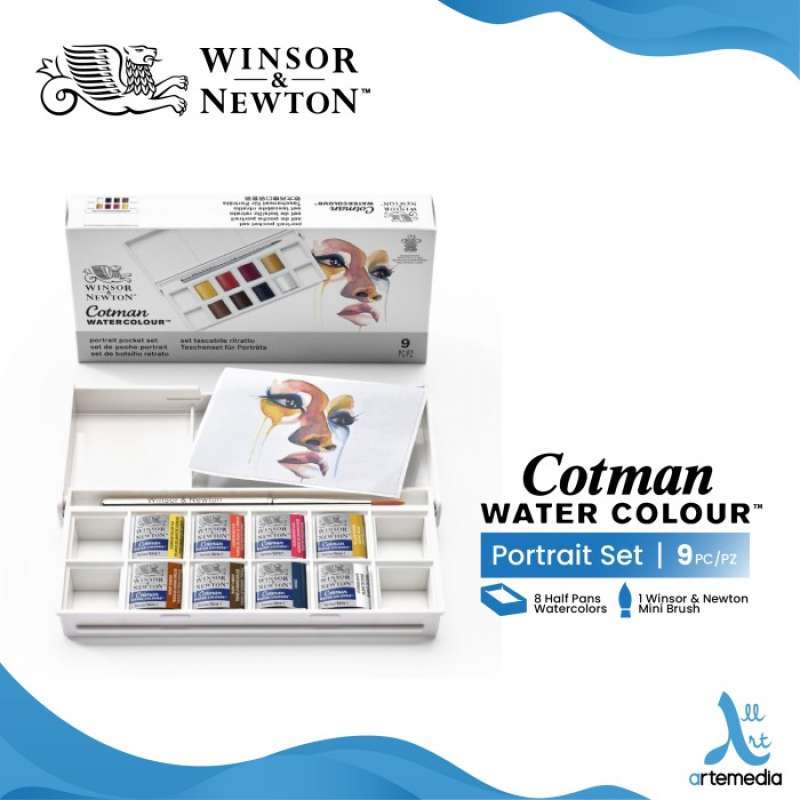 Winsor & Newton Watercolor Half pan Pocket Skyscape Set of 8