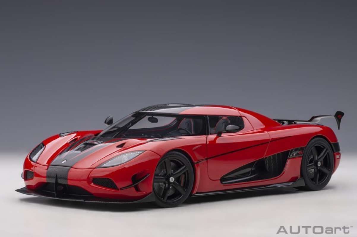 Promo 1 18 Autoart Koenigsegg Agera Rs Red Orange Diecast No