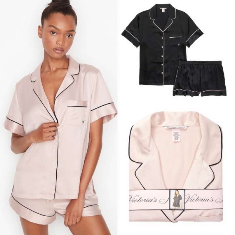 Jual Victoria secret pajamas set original top short harga store