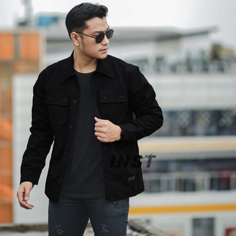 INST JAKET CANVAS COWO SEMI PARKA TREKER TERMURAH