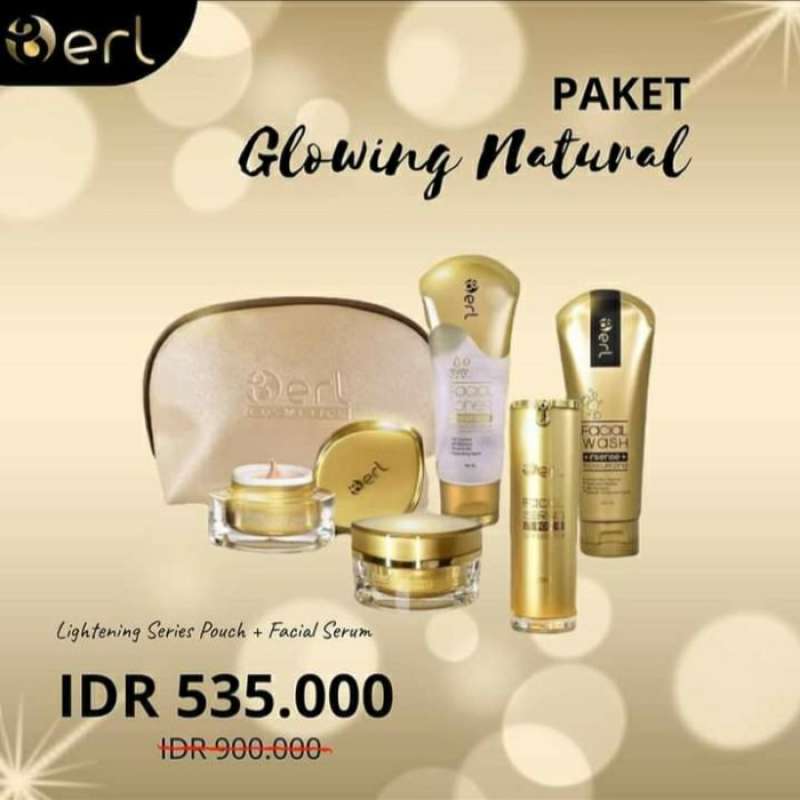 Skincare Wajah Glowing Natural B erl Cosmetics