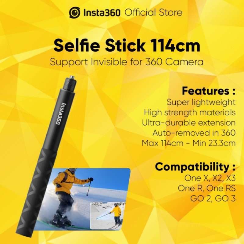 Insta360 Invisible Selfie Stick 114 cm