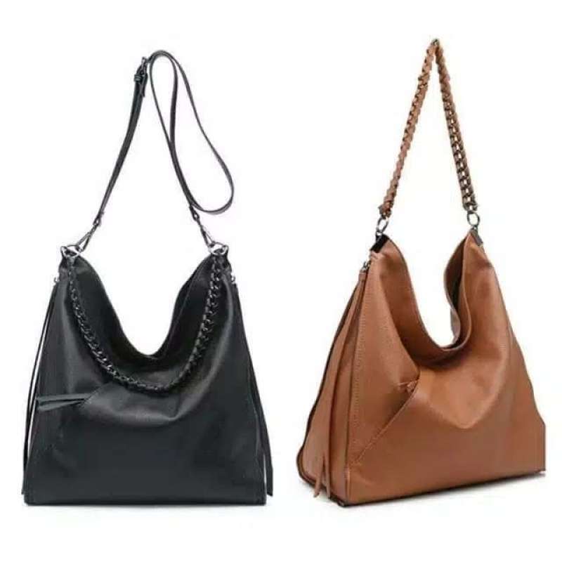 Zara bucket bag with chain detail sales