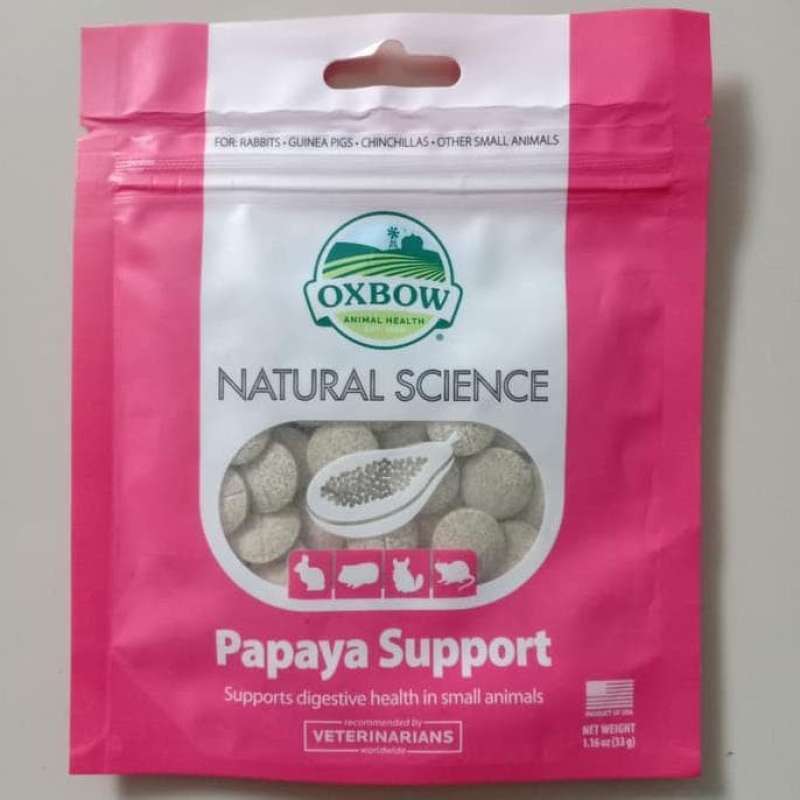 Oxbow papaya tablets for store rabbits