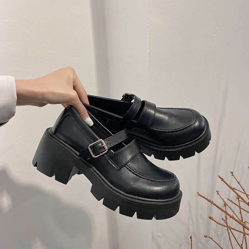 194s Style Shoes Channel Classic Black Shine