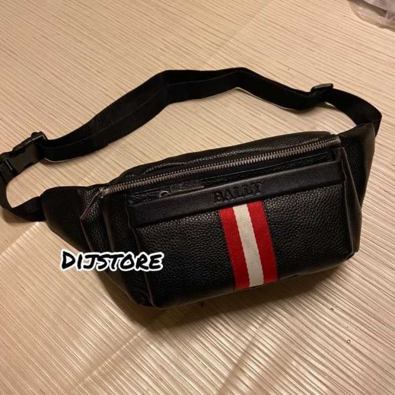 Jual Waistbag Tas Selempang Pria Import Bally Belt Bag Tas Kulit