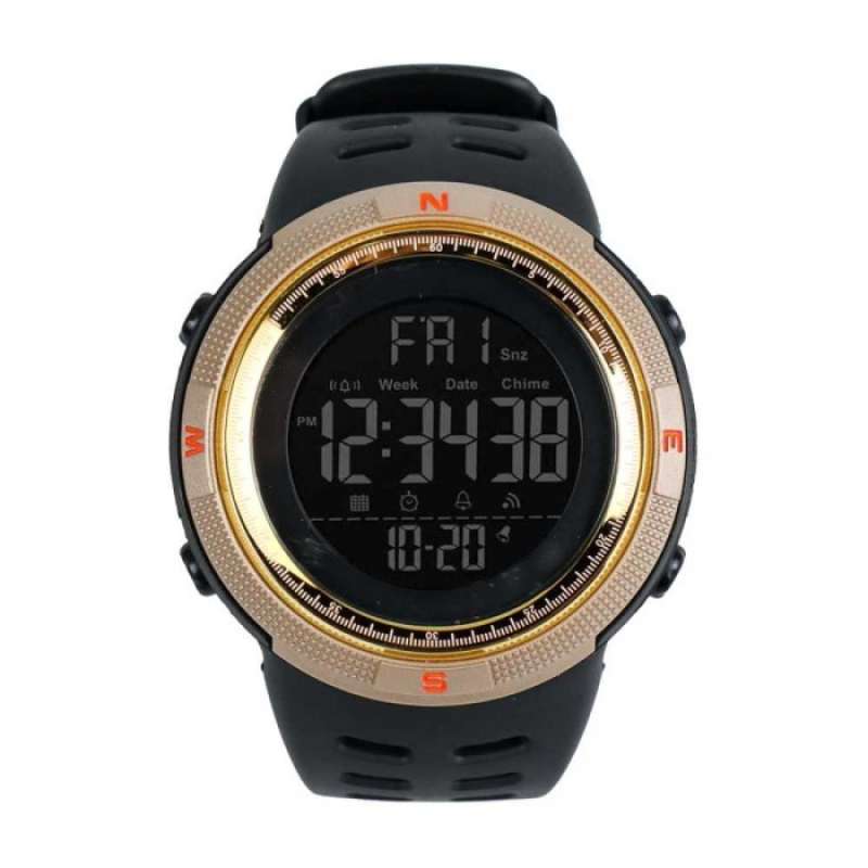 Jual SKMEI Jam Tangan Digital Pria 1250 Coklat Emas di Seller