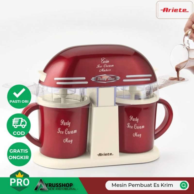 Ariete twin shop ice cream maker