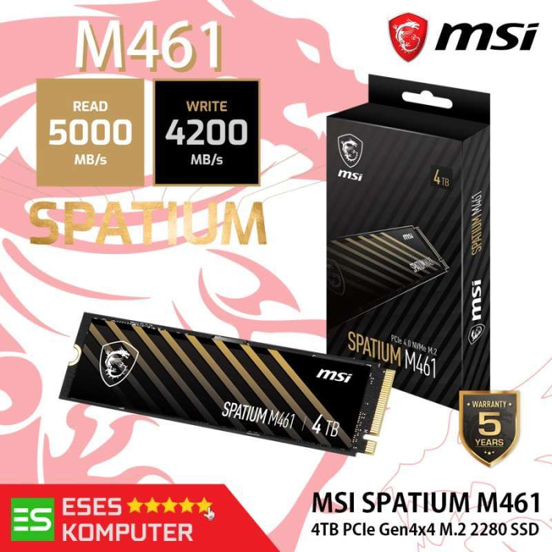 Msi 4tb Nvme MSI 4TB SPATIUM M580 W/Heatsink PCIe NVMe FROZR SSD
