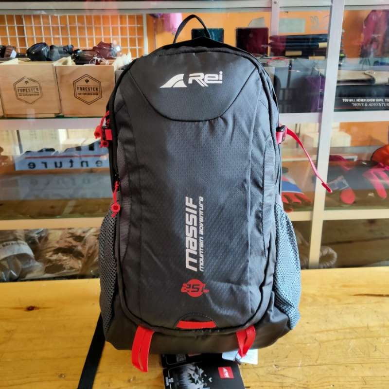 DAYPACK REI MASSIF 25L Spek bahan polyester cordura yang kuat dan aw
