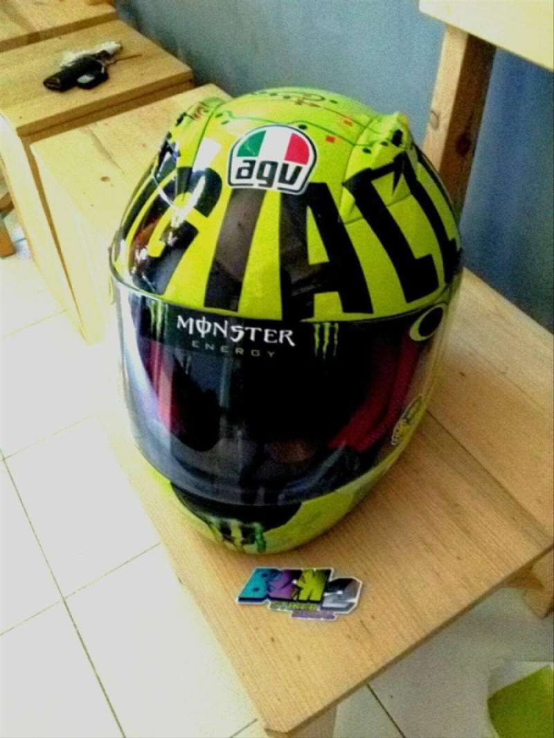 Jual Paling Terpopuler Decal Helm Cross Fullface Rossi Vr 46