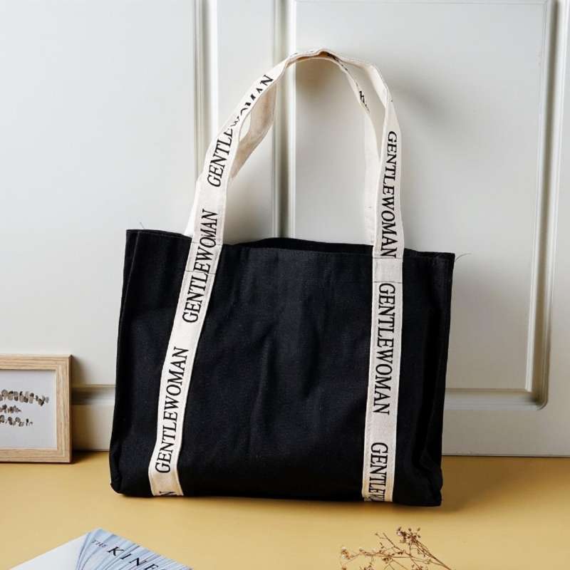 KOREA BAG TOTEBAG FASHION IMPORT KBL4130 TAS TOTE FASHION WANITA Canvas
