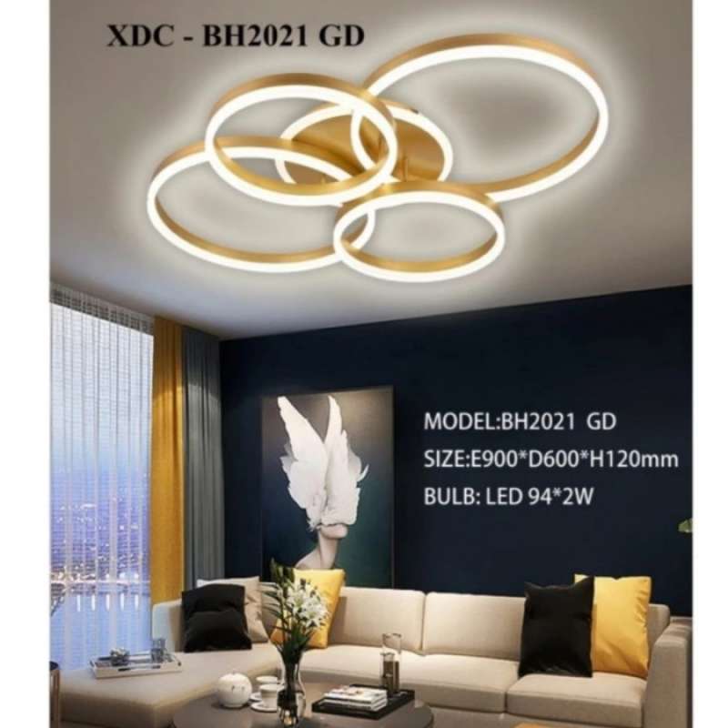 Promo Lampu Hias Plafon LED Minimalis 3warna BH 2021 GD Diskon 23