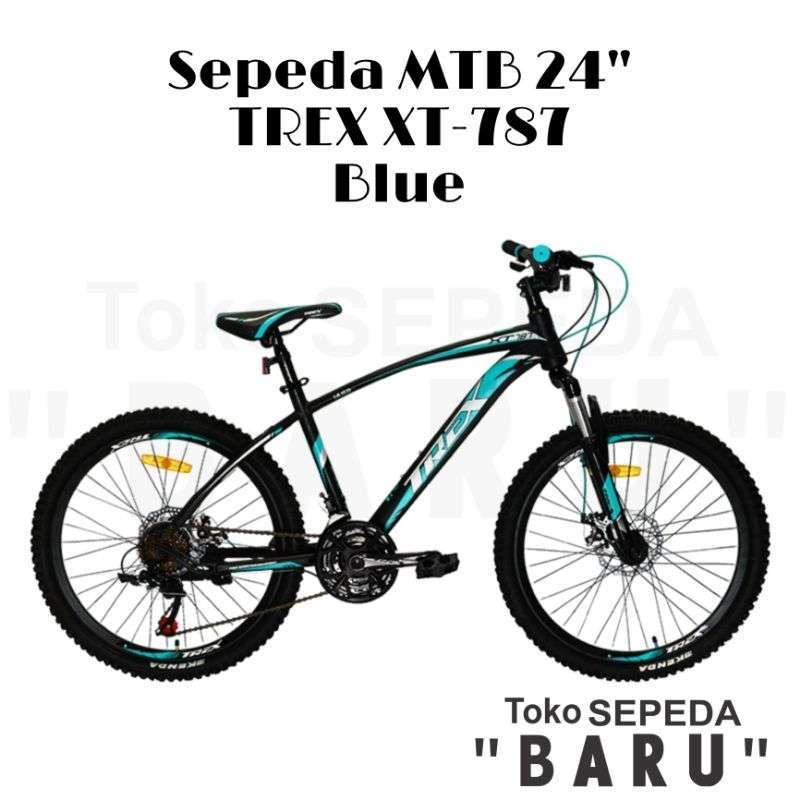 Jual TB Sepeda MTB Gunung TREX XT 787 Ukuran 24 26 27.5 Inch di