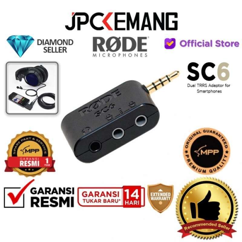 Rode sc6 dual trrs store