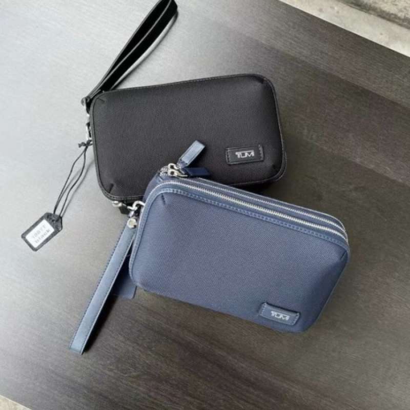 Jual HAND BAG PRIA TUMI CLUTCH TRIPLE NEW ARRIVAL ORIGINAL QUALITY