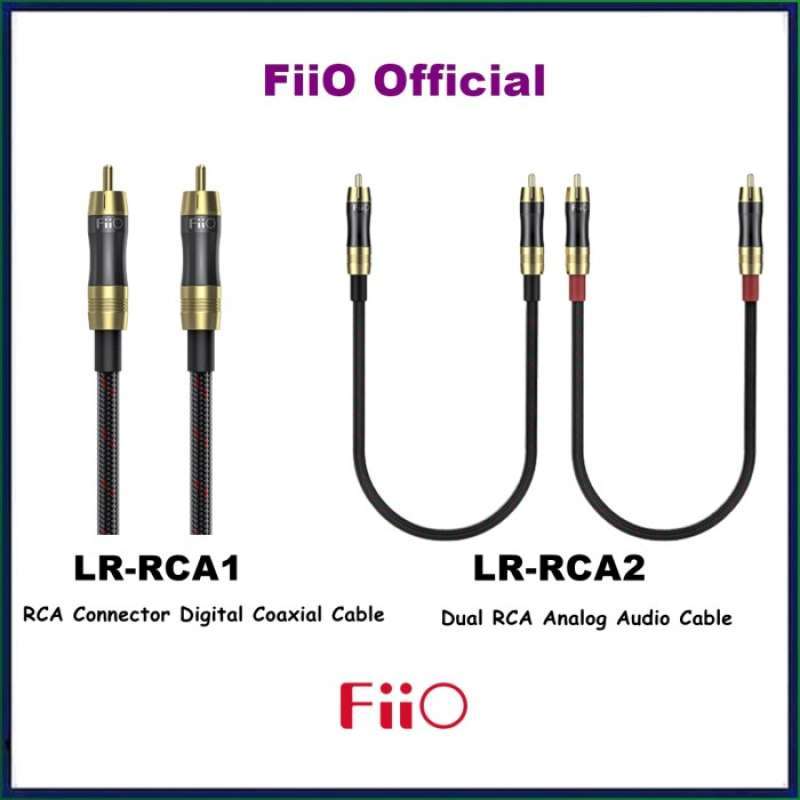 FiiO LR-RCA1, Cable Coaxial RCA