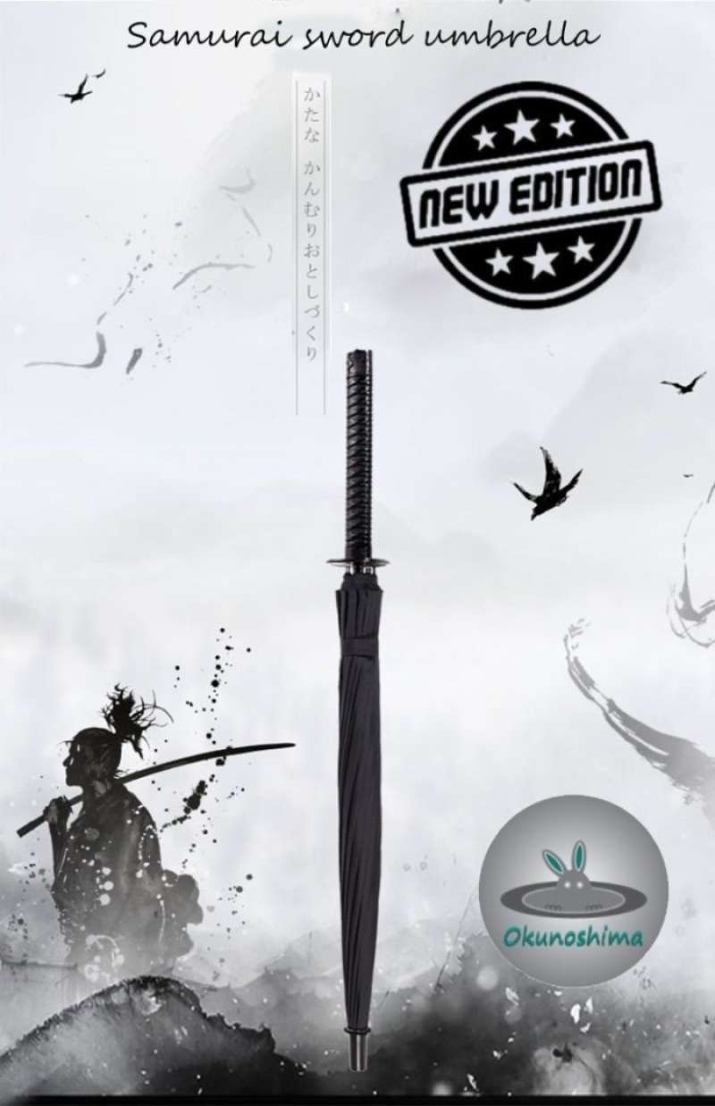 Promo Japanese Samurai Katana Umbrella Payung Jepang Samurai