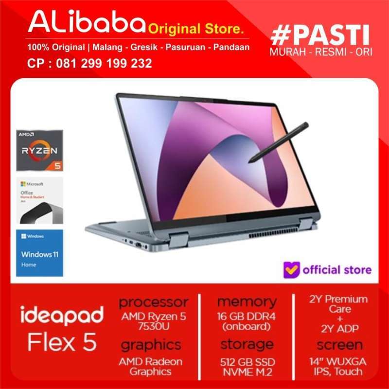 Laptop Lenovo Ideapad Flex Lenovo IdeaPad Flex 14ABR8 Ryzen 7530U