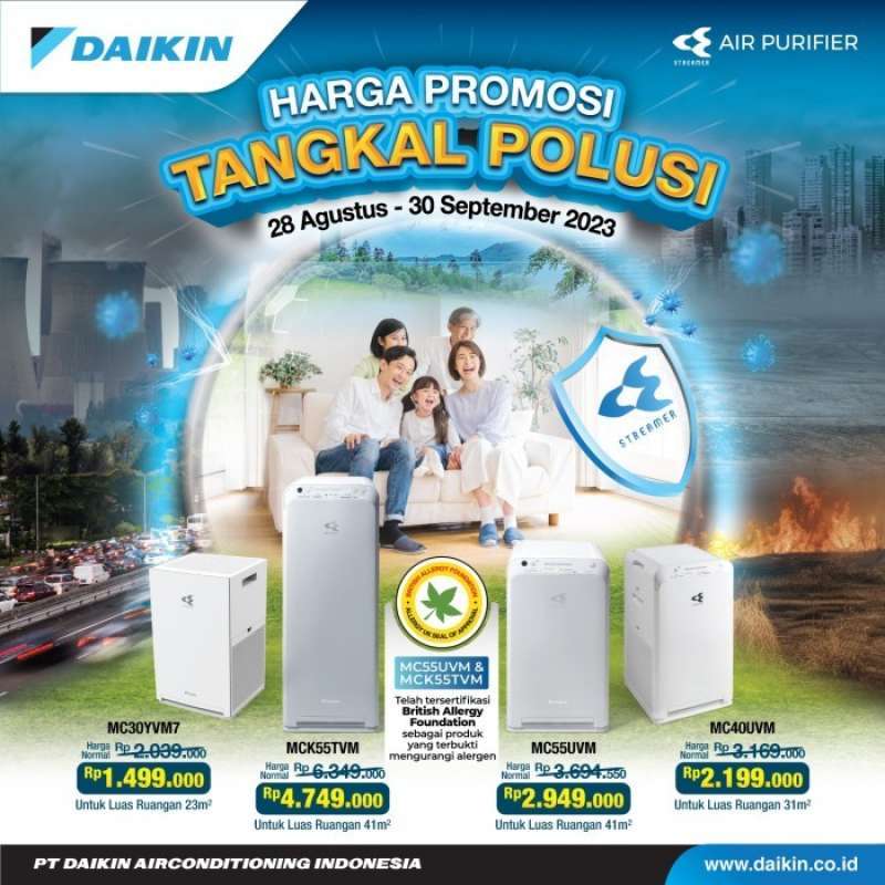 Harga daikin air shop purifier