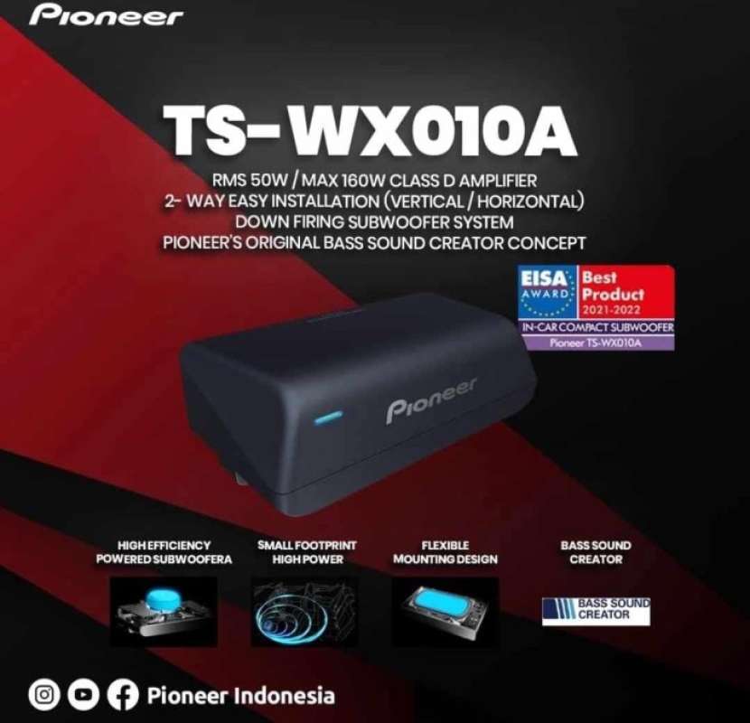 Tiny pioneer best sale subwoofer