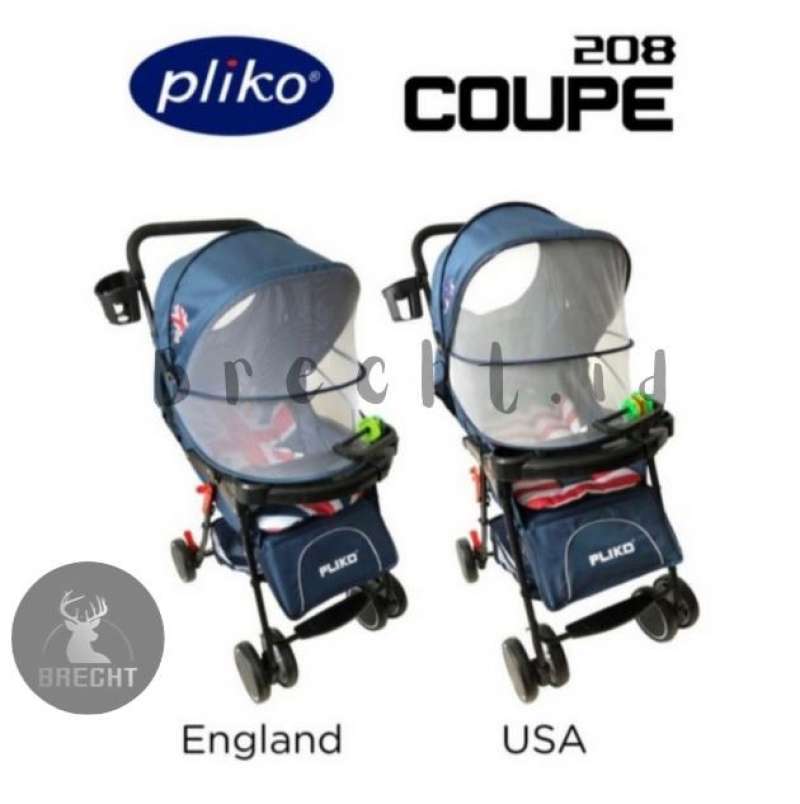Promo Gosend Grab Baby Stroller Pliko 208 Coupe England Diskon