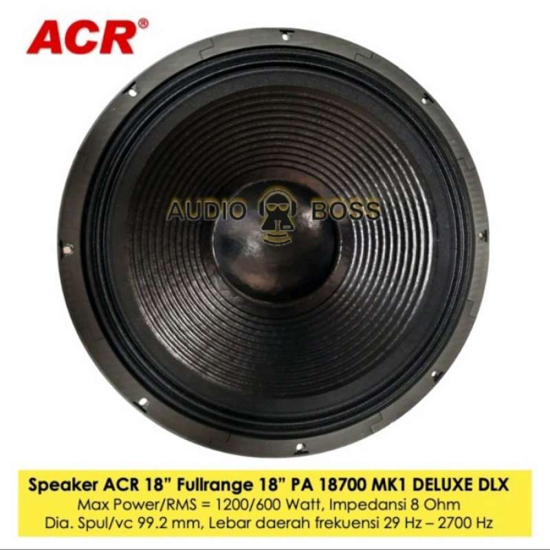 Speaker deluxe discount 18 inch