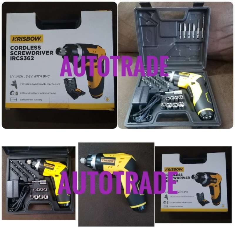 Cordless screwdriver 2025 krisbow