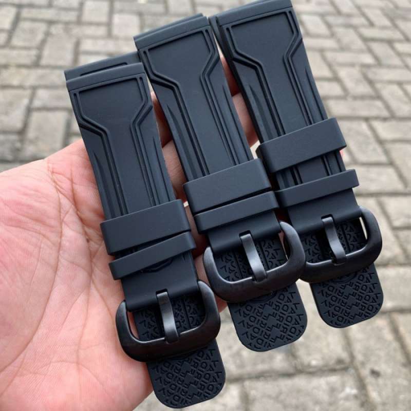 STRAP TALI JAM TANGAN SEVENFRIDAY SILICON STRAP FULL HITAM