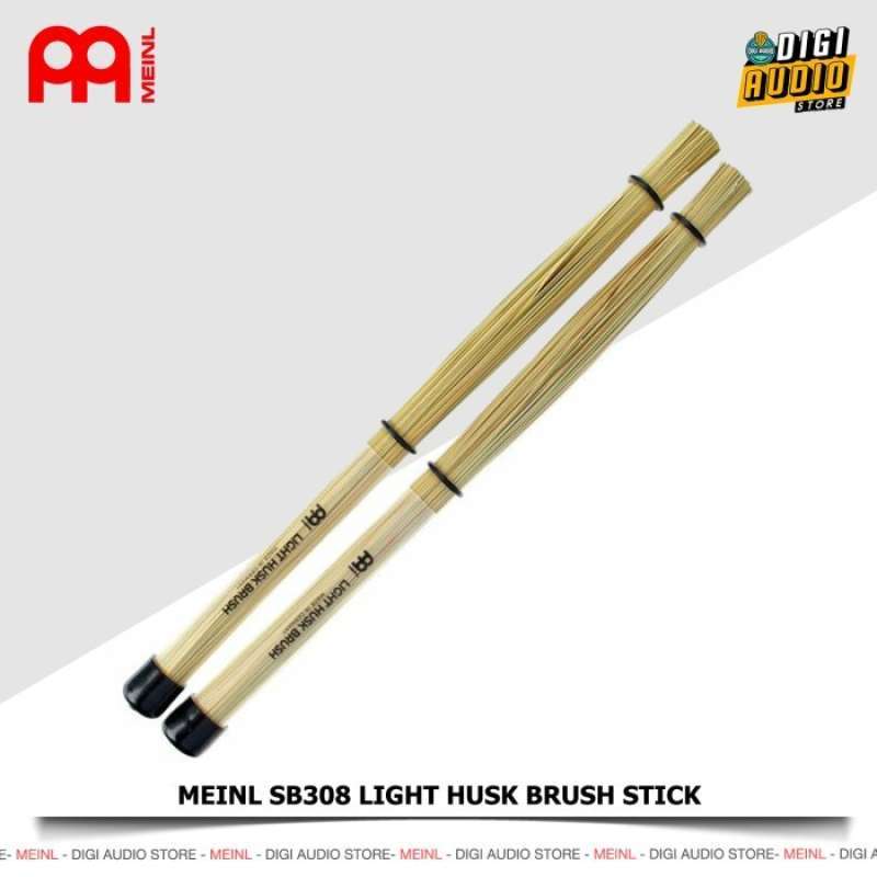 Promo READY STOK STICK DRUM PERCUSSION MEINL SB308 HUSK BRUSH STIK