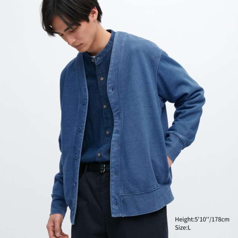 Jual Uniqlo Kardigan Sweat Lengan Panjang indigo 462696 Uniseks 67 Blue 64 Blue Di Seller Everythingjakarta Bangka Kota Jakarta Selatan Blibli