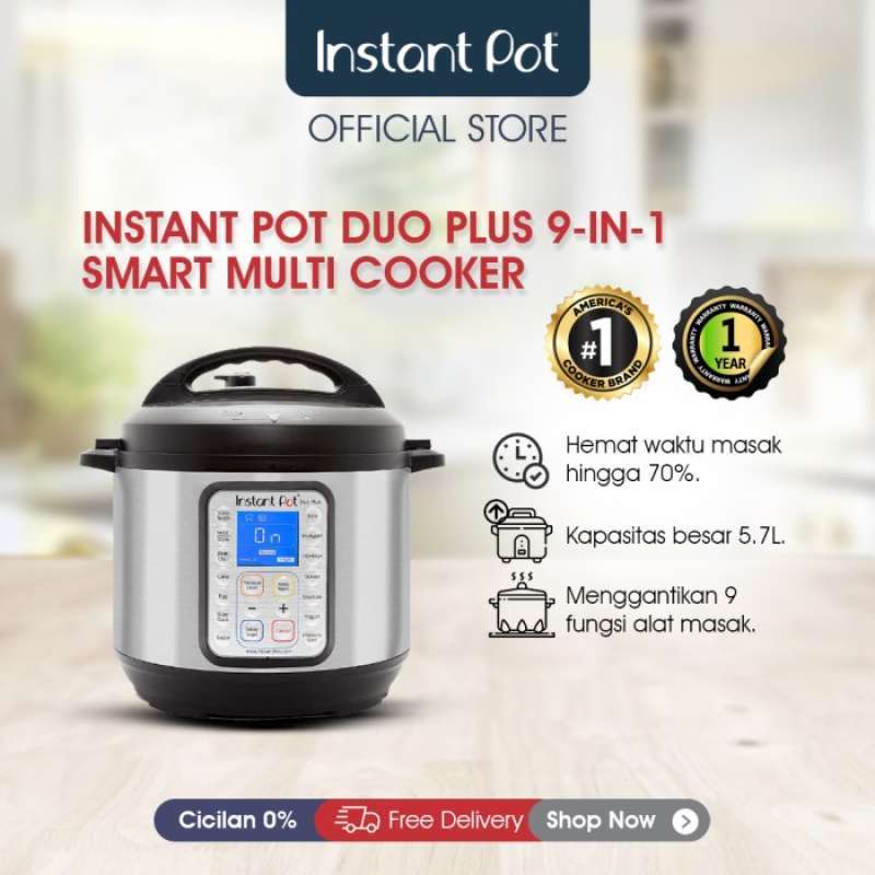 Promo Instant Pot Duo Plus 9 In 1 Smart Multi Cooker Alat Masak