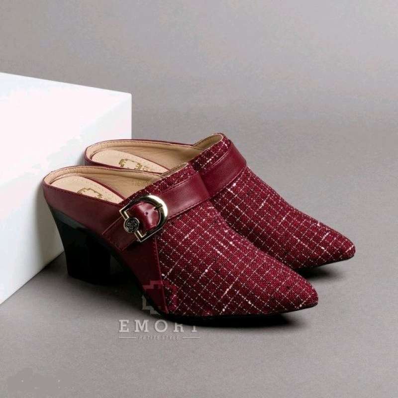 Jual SANDAL WEDGES WANITA EMORY ALIYA ORIGINAL 40 Merah di
