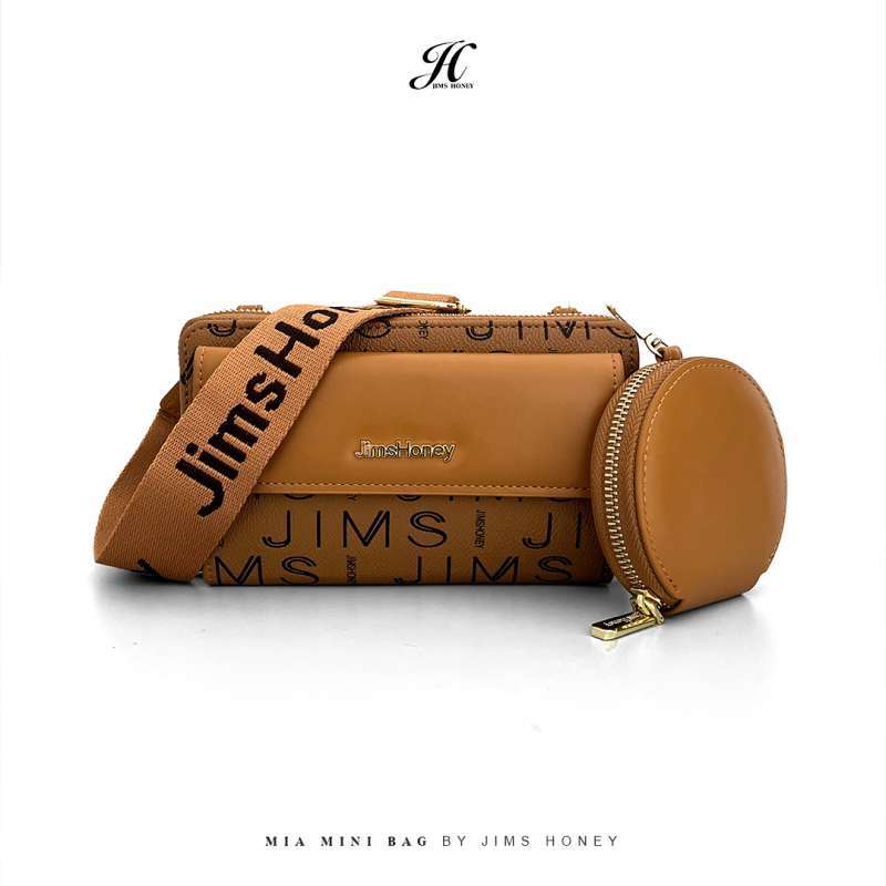 Promo Jims Honey Mia Bag Tas Selempang Wanita Light Brown LC