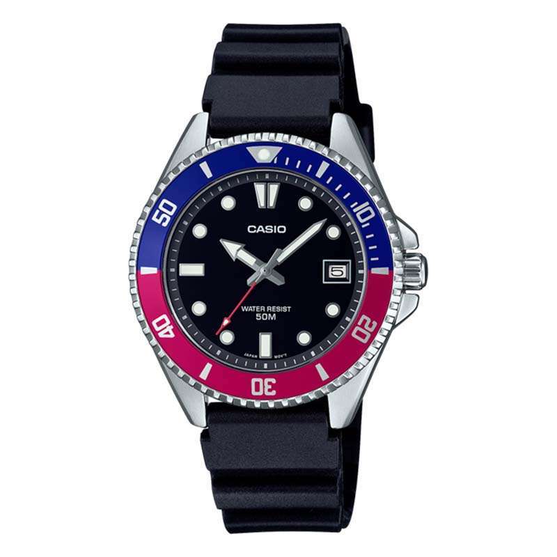 Promo CASIO ORIGINAL CASIO MDV 10 1A2VDF JAM TANGAN PRIA JAM