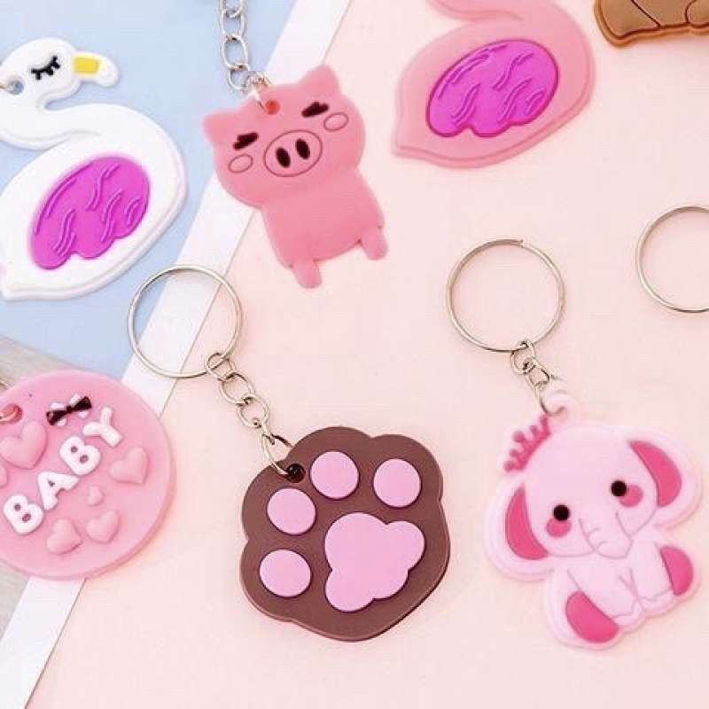 [PART 3] GANTUNGAN KUNCI LUCU KARAKTER MINI PVC