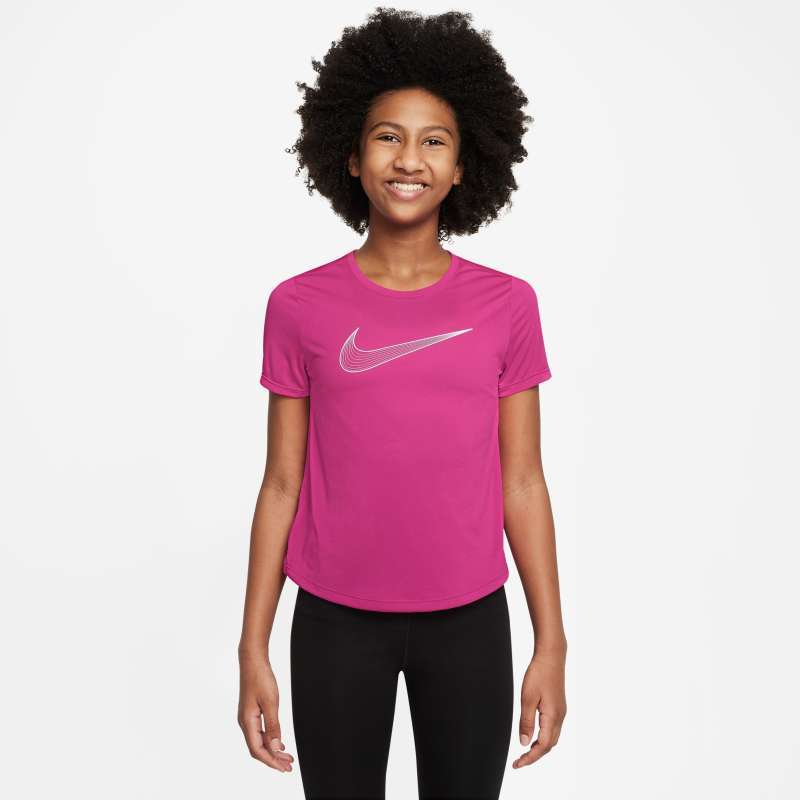 Nike One Big Kids' (Girls') Dri-FIT Short-Sleeve Training Top
