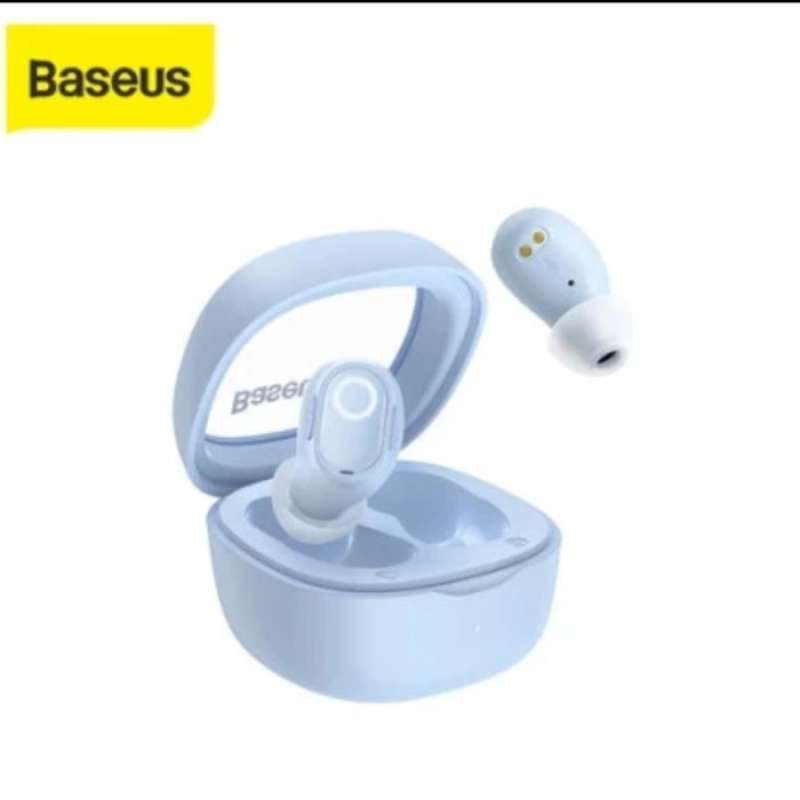 Baru True Wireless Bluetooth Earphone Baseus Mini Earbuds Tws Wm02 Sale