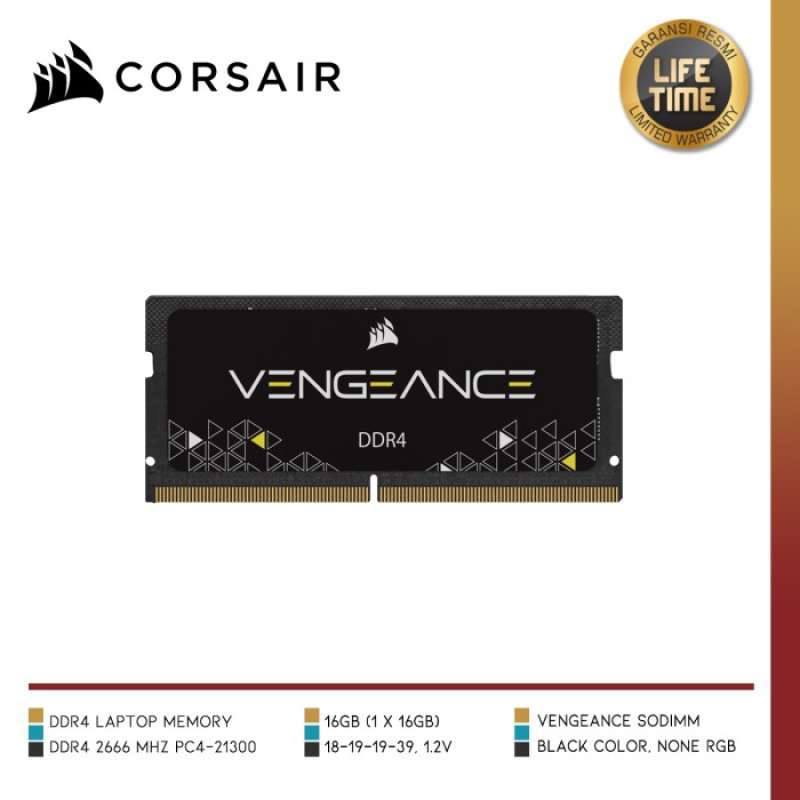 Promo Termurah Mem Corsair Cmsx16Gx4M1A2666C18 Vengeance Laptop