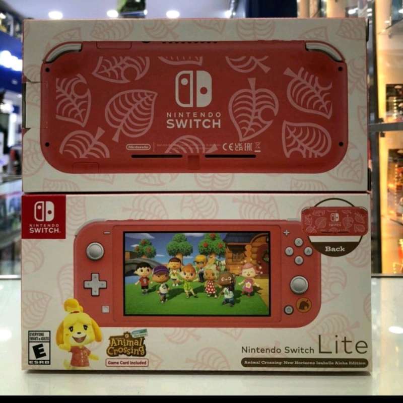 Jual Nintendo Switch Lite Animal Crossing Isabelle Aloha Edition