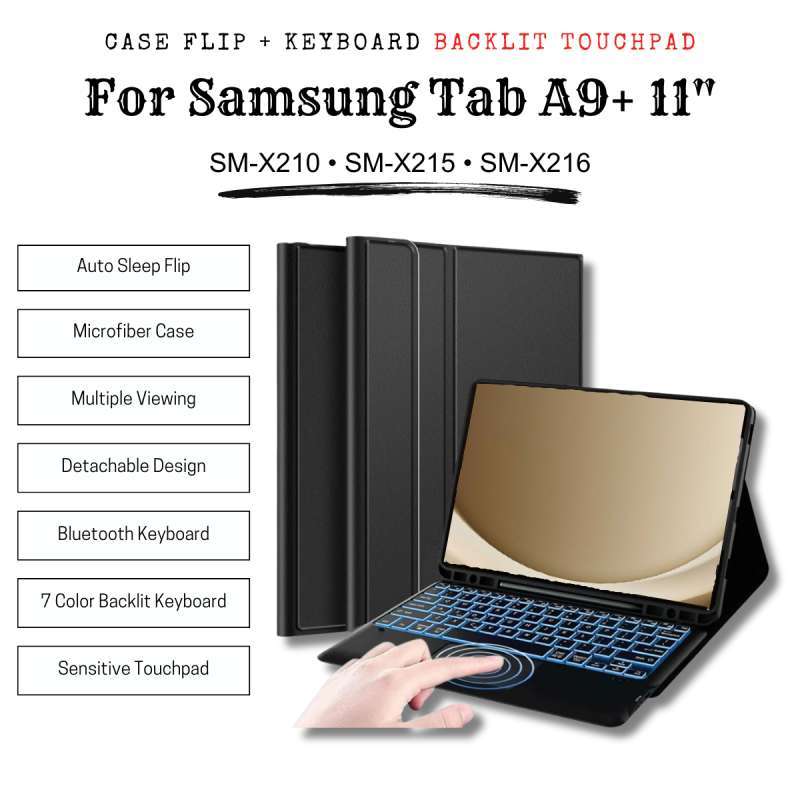  Keyboard Case for Samsung Galaxy Tab A9 Plus 2023